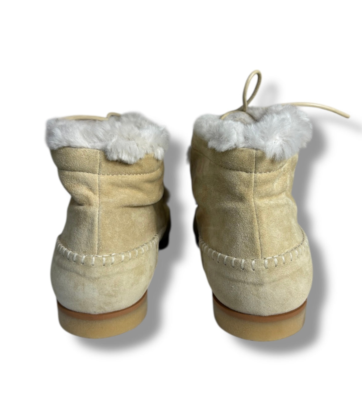 Totême Suede Lace Up Moccasin - Size 41