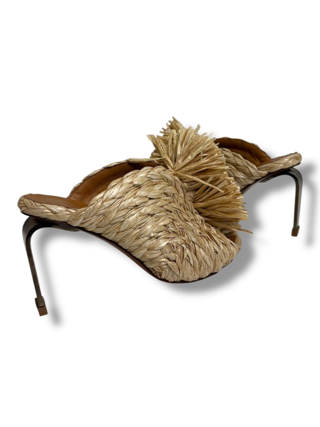 Clergerie Raffia Mules - Size 37.5 - Never Worn