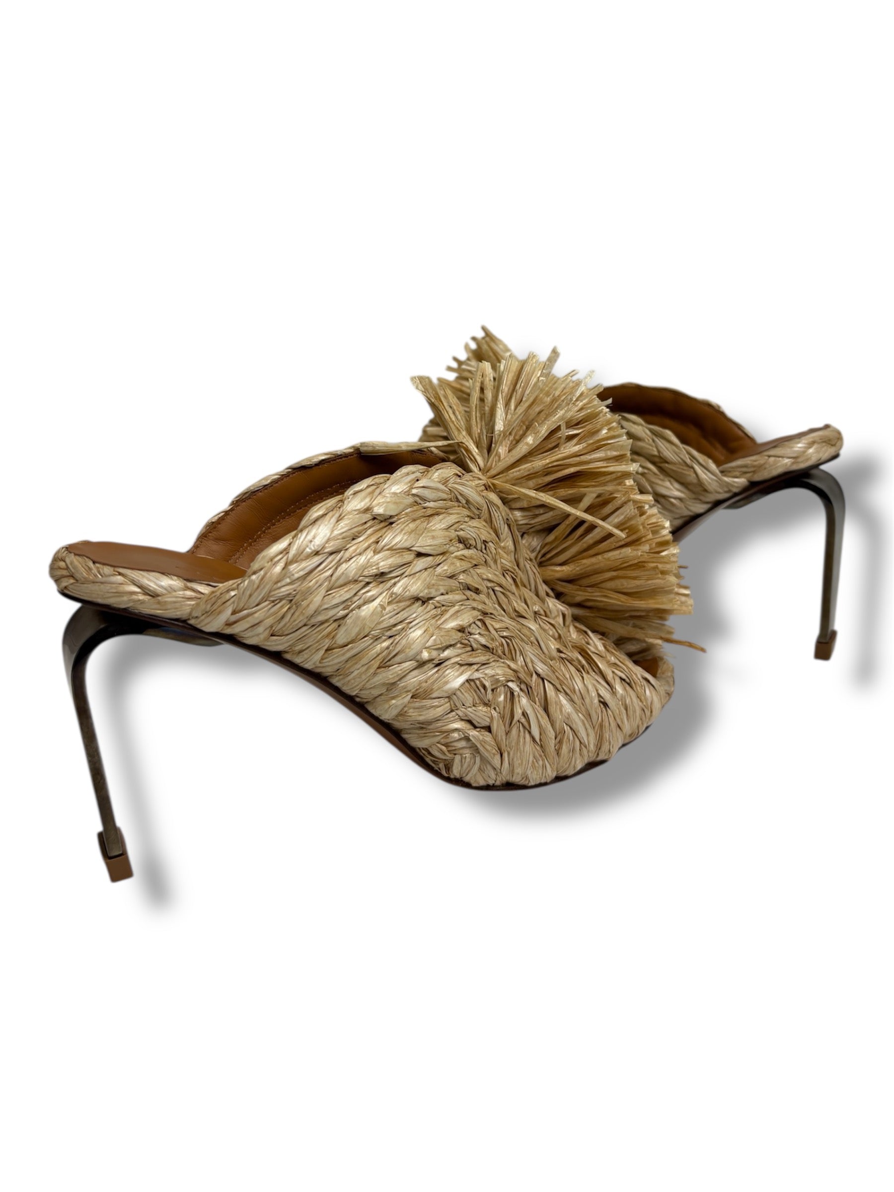 Clergerie Raffia Mules - Size 37.5 - Never Worn