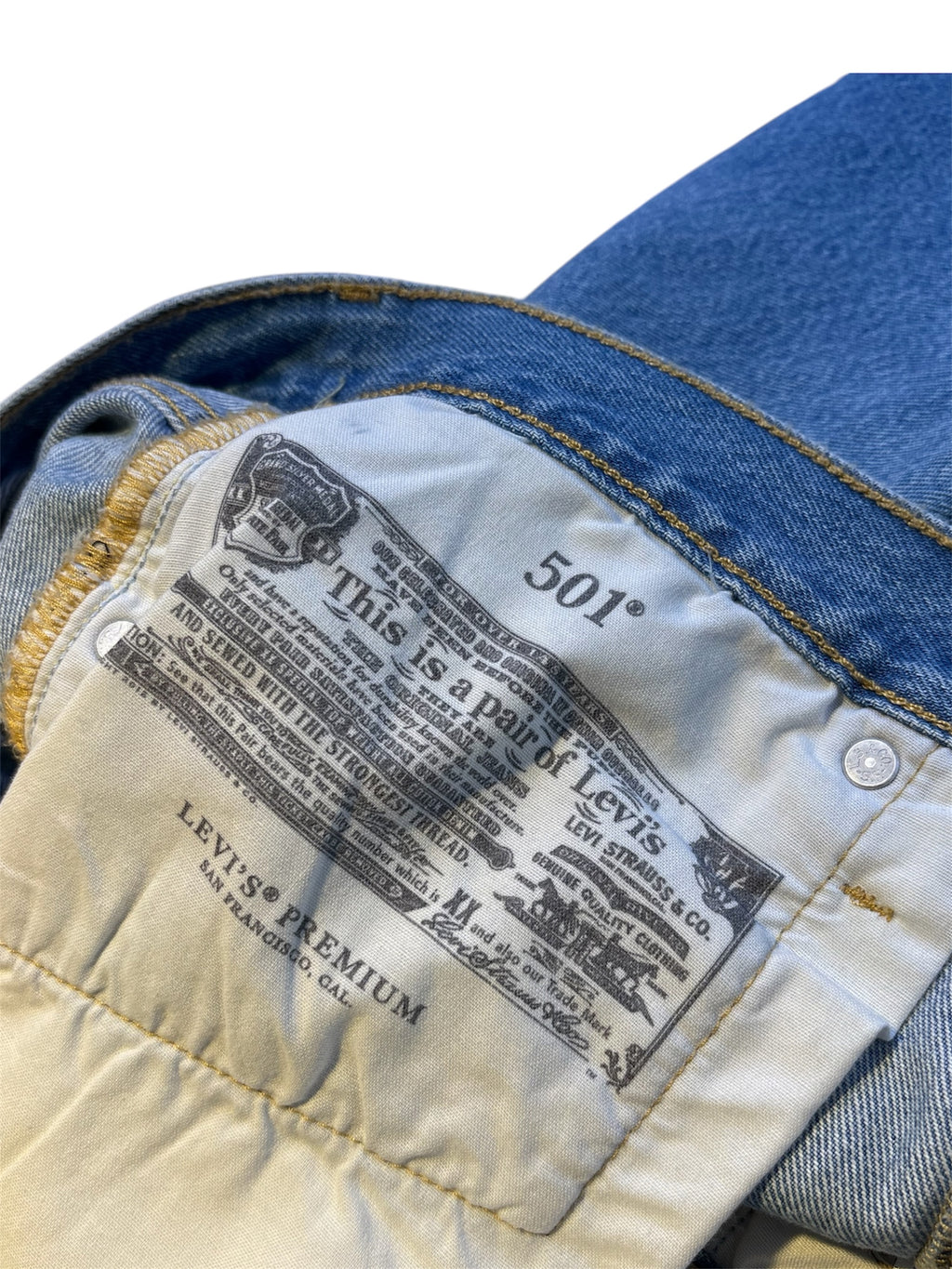 Levi 501 Denim Cut Offs - Size 28 - Excellent Condition
