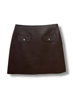 2026 Longchamp Leather Mini Skirt - Size 36 - Never Worn