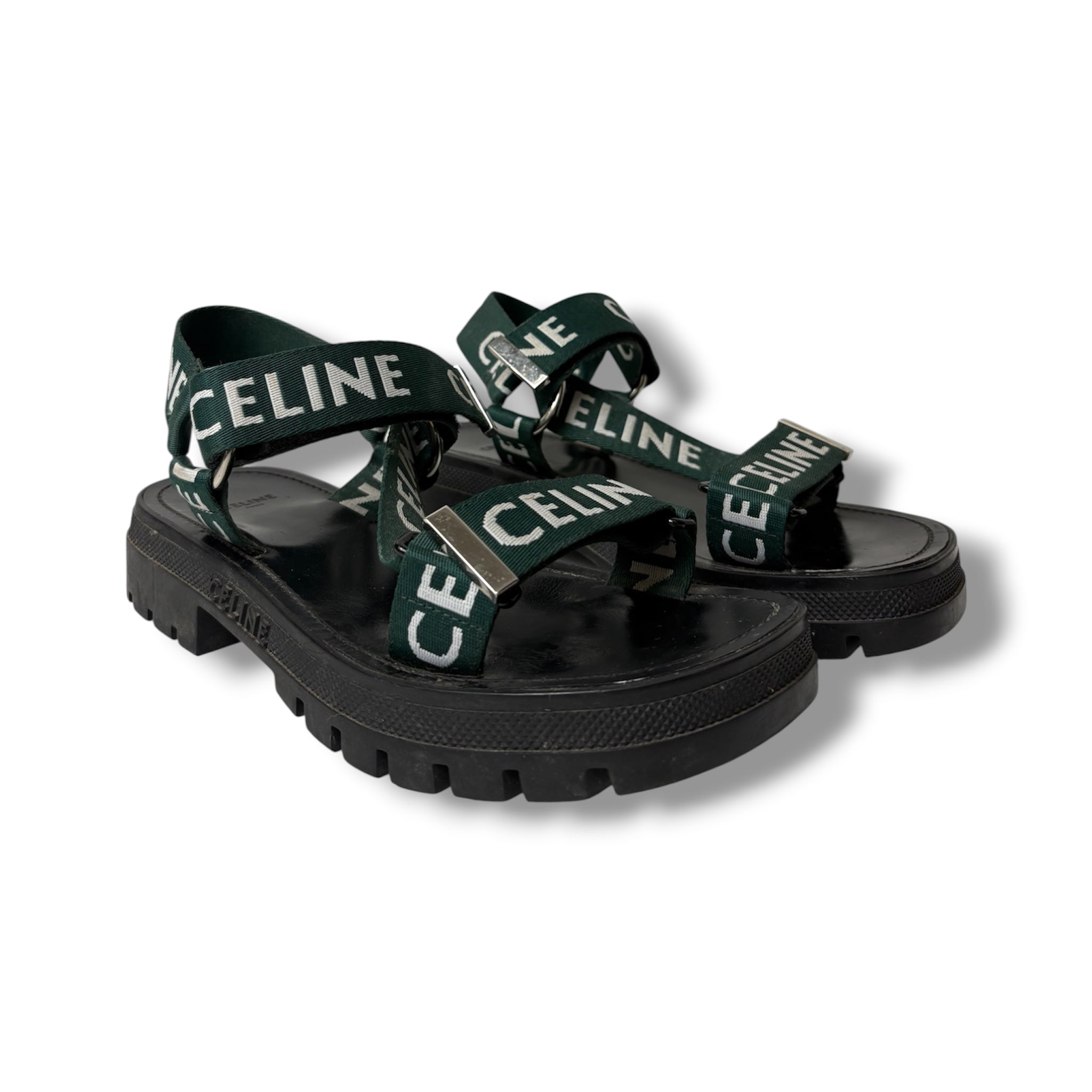 2022 Celine 'Leo' Sandals - Size 39 - Very Good Condition