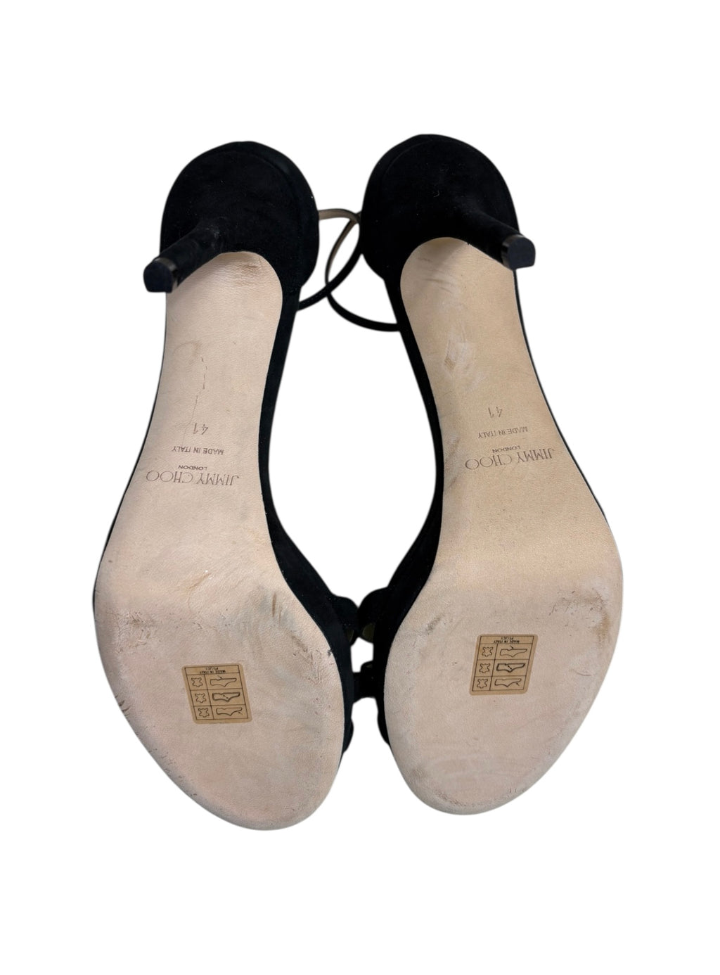 Jimmy Choo Suede Sandals - Size 41 - Excellent Condition