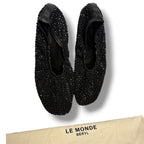 Le Monde Béryl Crystal 'Mica' Flats - Size 38 - Very Good Condition