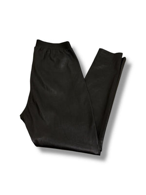 Whistles Leather Leggings - Size 14 - Very Good Condition