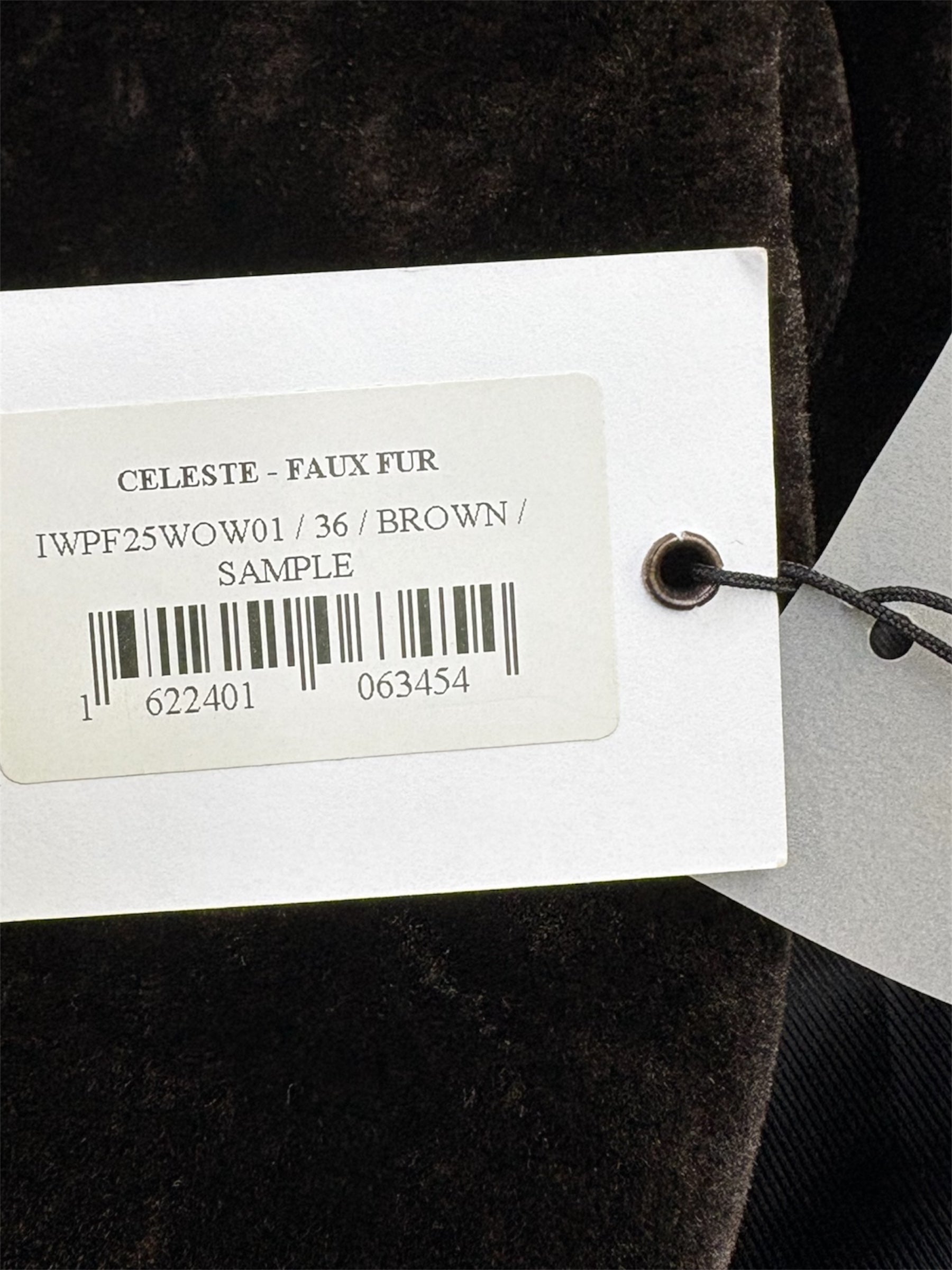 ILĀ Celeste Faux Fur Jacket - Size 36 - Brand New With Tags