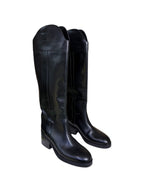 Jimmy Choo Knee High Leather Boots - Size 42