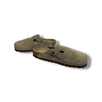 Birkenstock Suede Boston Mule - Size 39 - Excellent Condition
