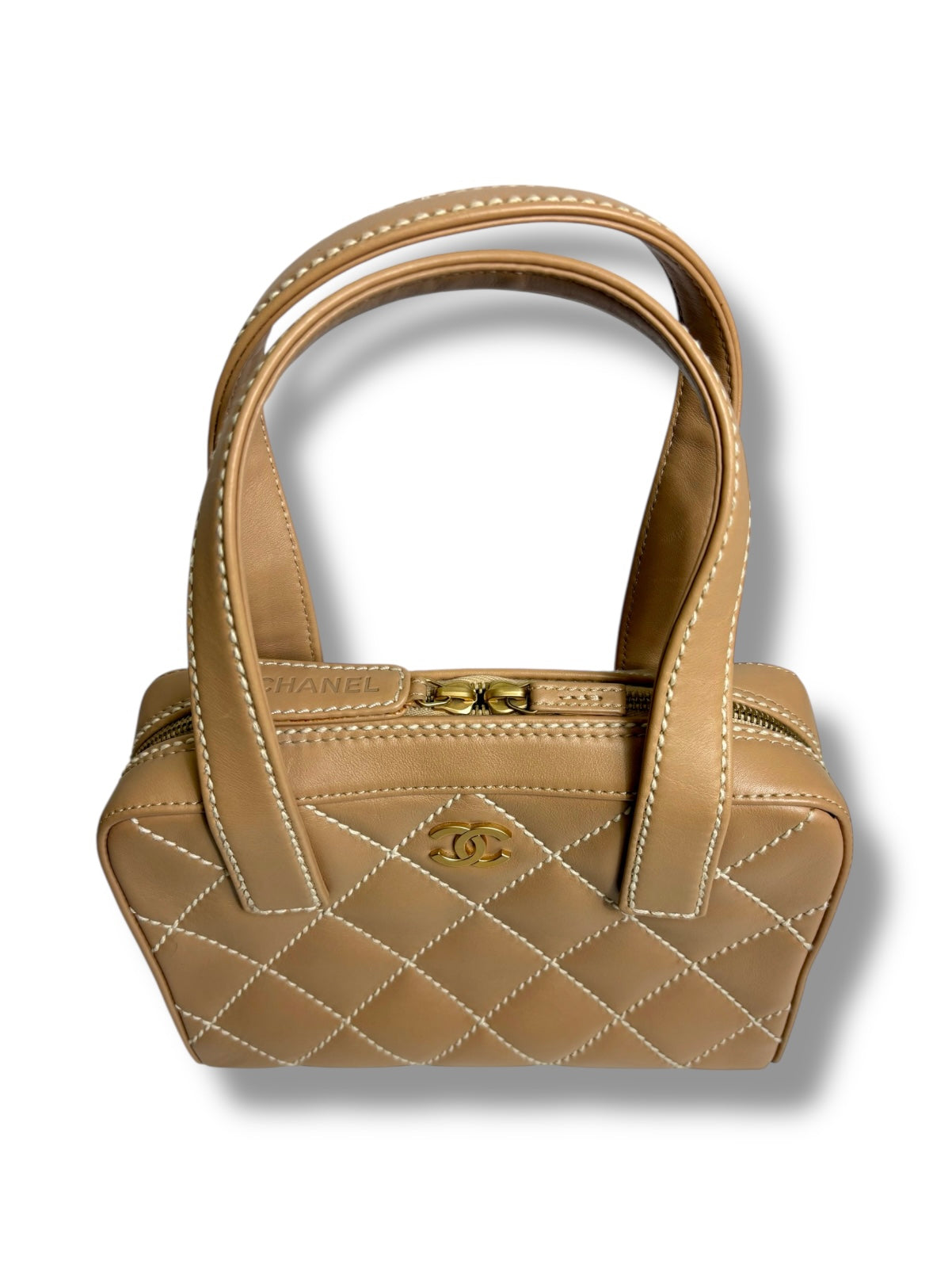 2003 Vintage Chanel Surpique (Wild Stitch) Small Bag - Excellent Condition