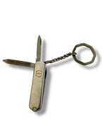 Vintage Tiffany&Co Sterling Silver and 18K Gold Swiss Army Knife - Very Good Condition