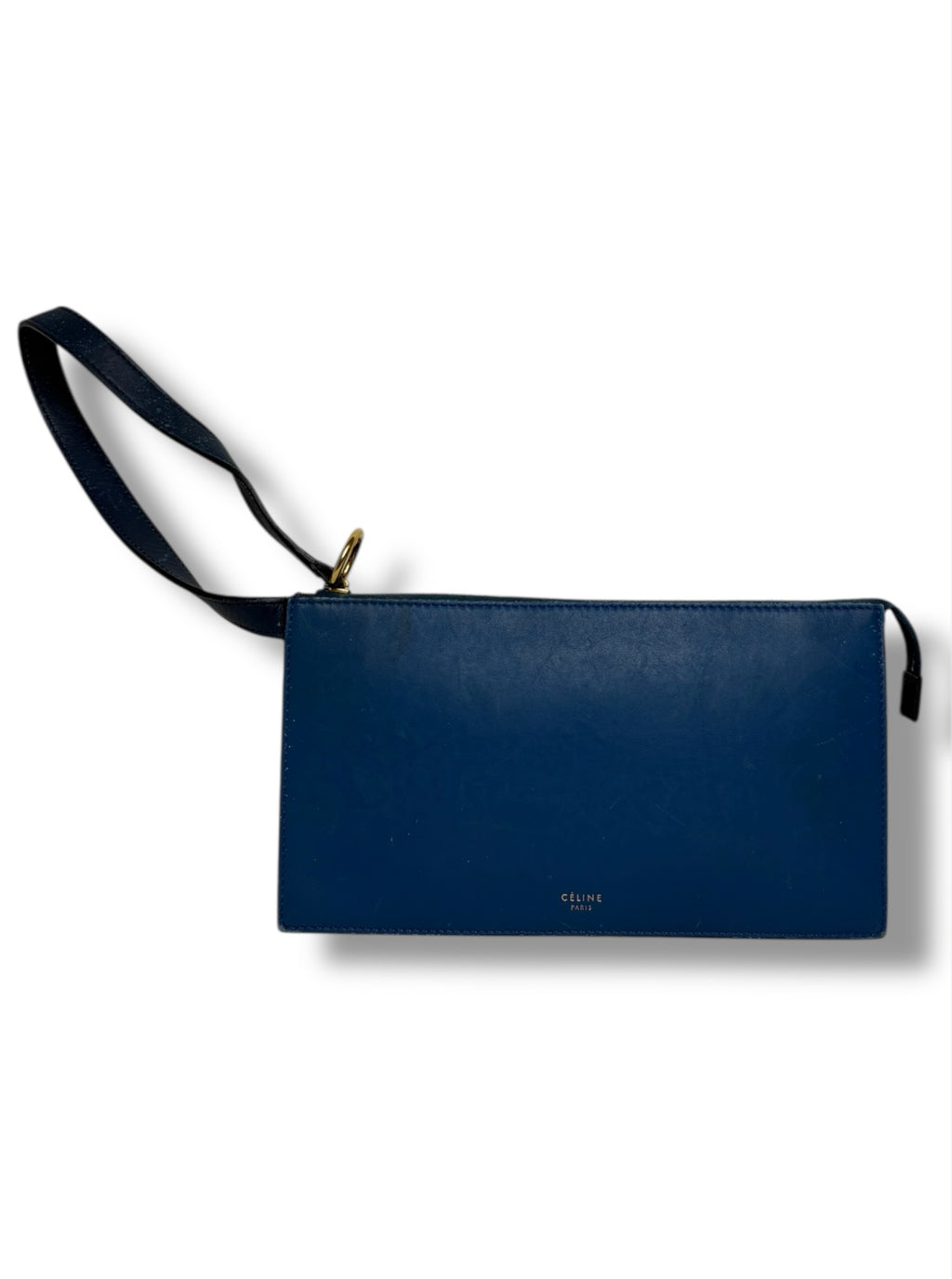 Céline Ring Multifunction Leather Clutch
