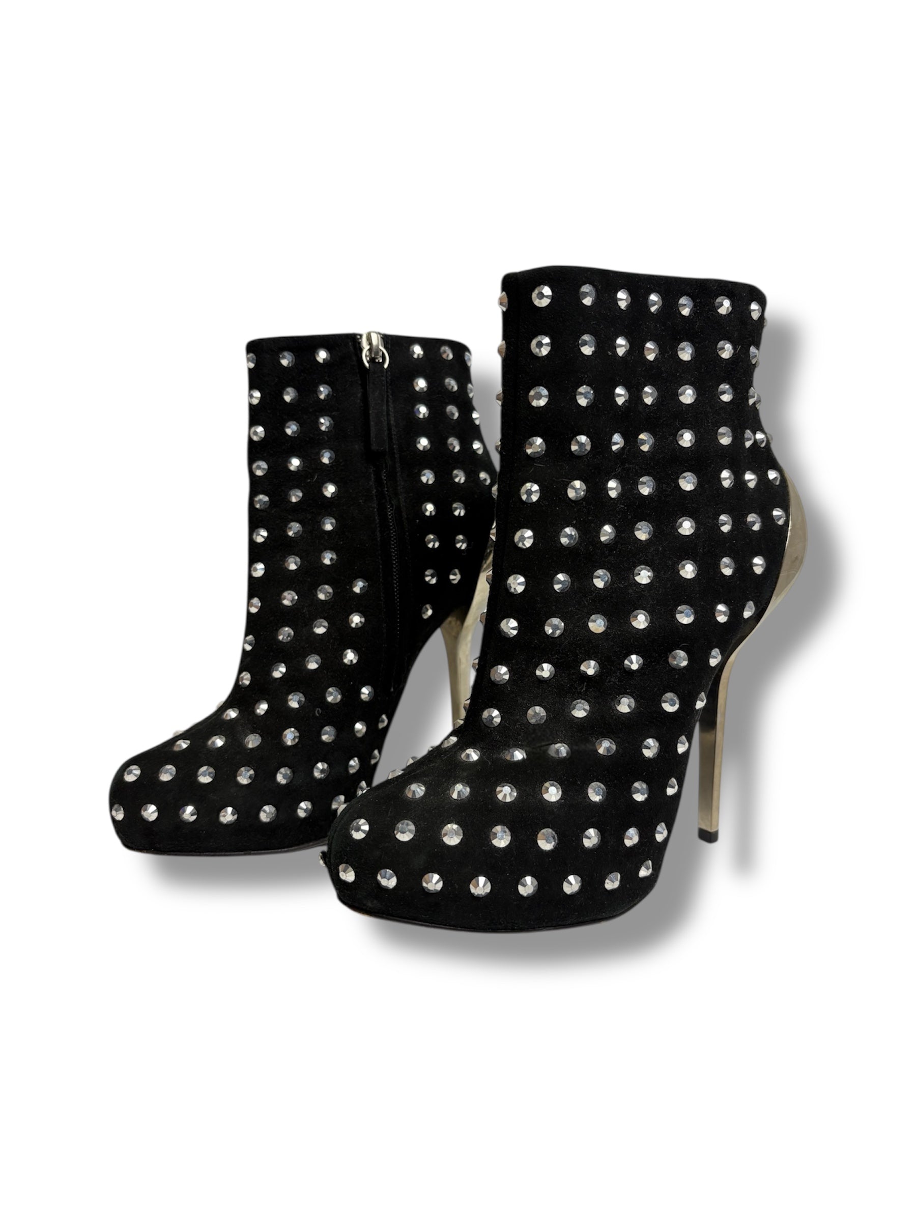 Giuseppe Zanotti Suede Platform Boots - Size 37 - Very Good Condition