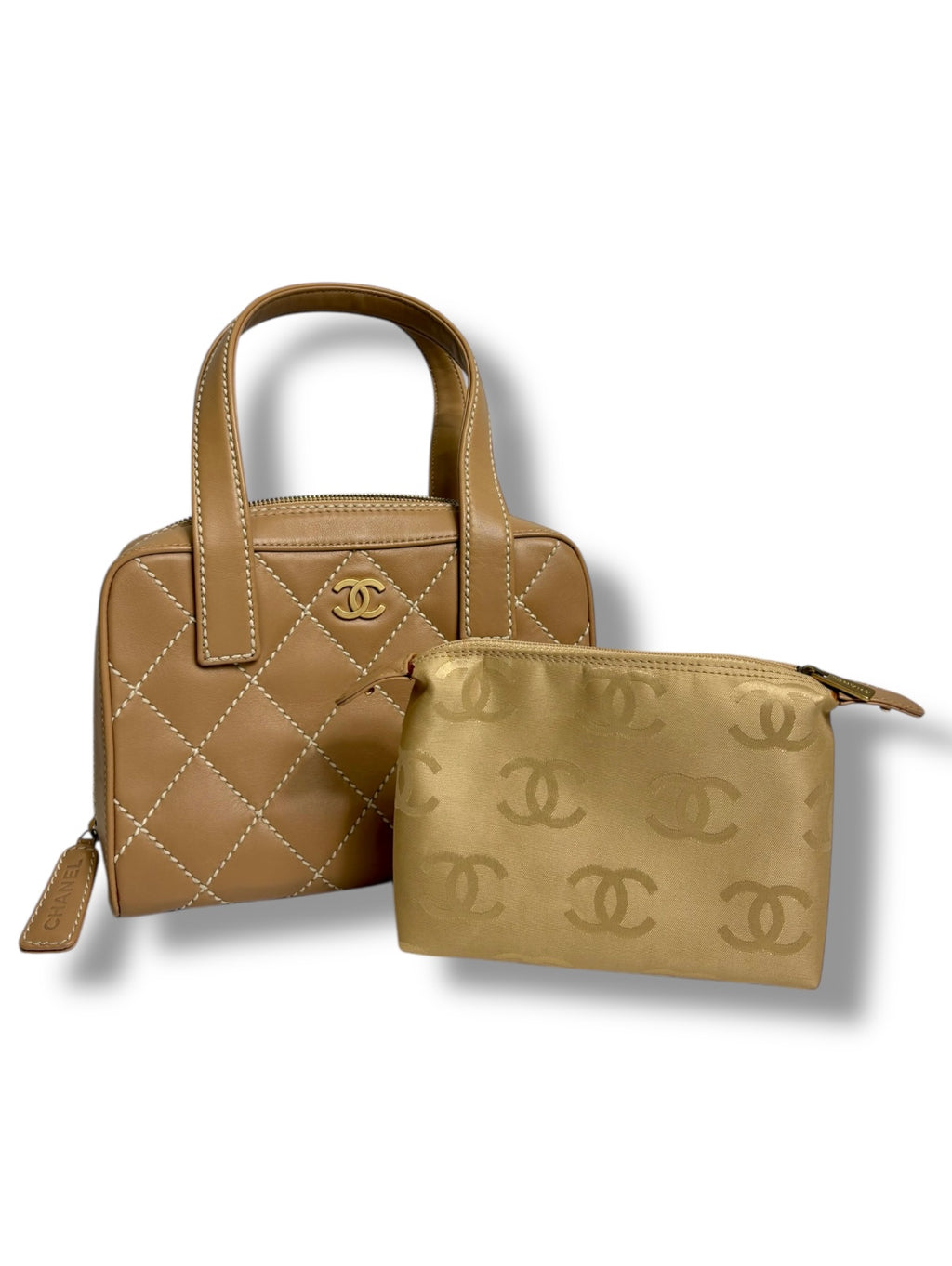 2003 Vintage Chanel Surpique (Wild Stitch) Small Bag - Excellent Condition