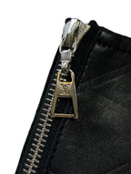 Louis Vuitton Leather Mini Skirt - Size 38 - Excellent Condition