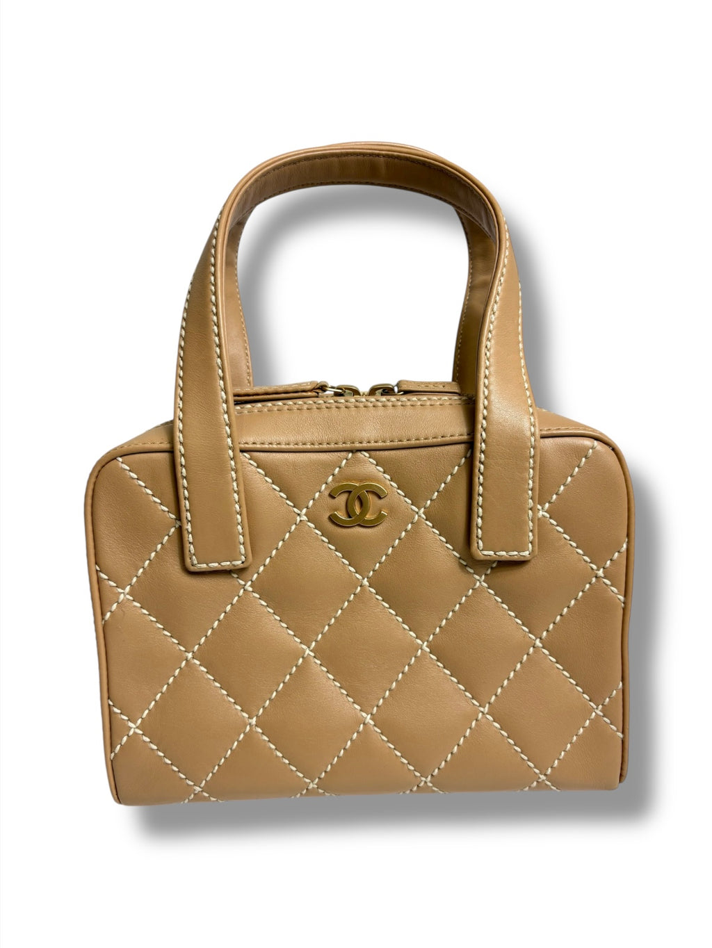 2003 Vintage Chanel Surpique (Wild Stitch) Small Bag - Excellent Condition