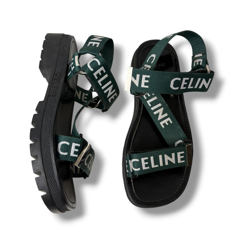 2022 Celine 'Leo' Sandals - Size 39 - Very Good Condition