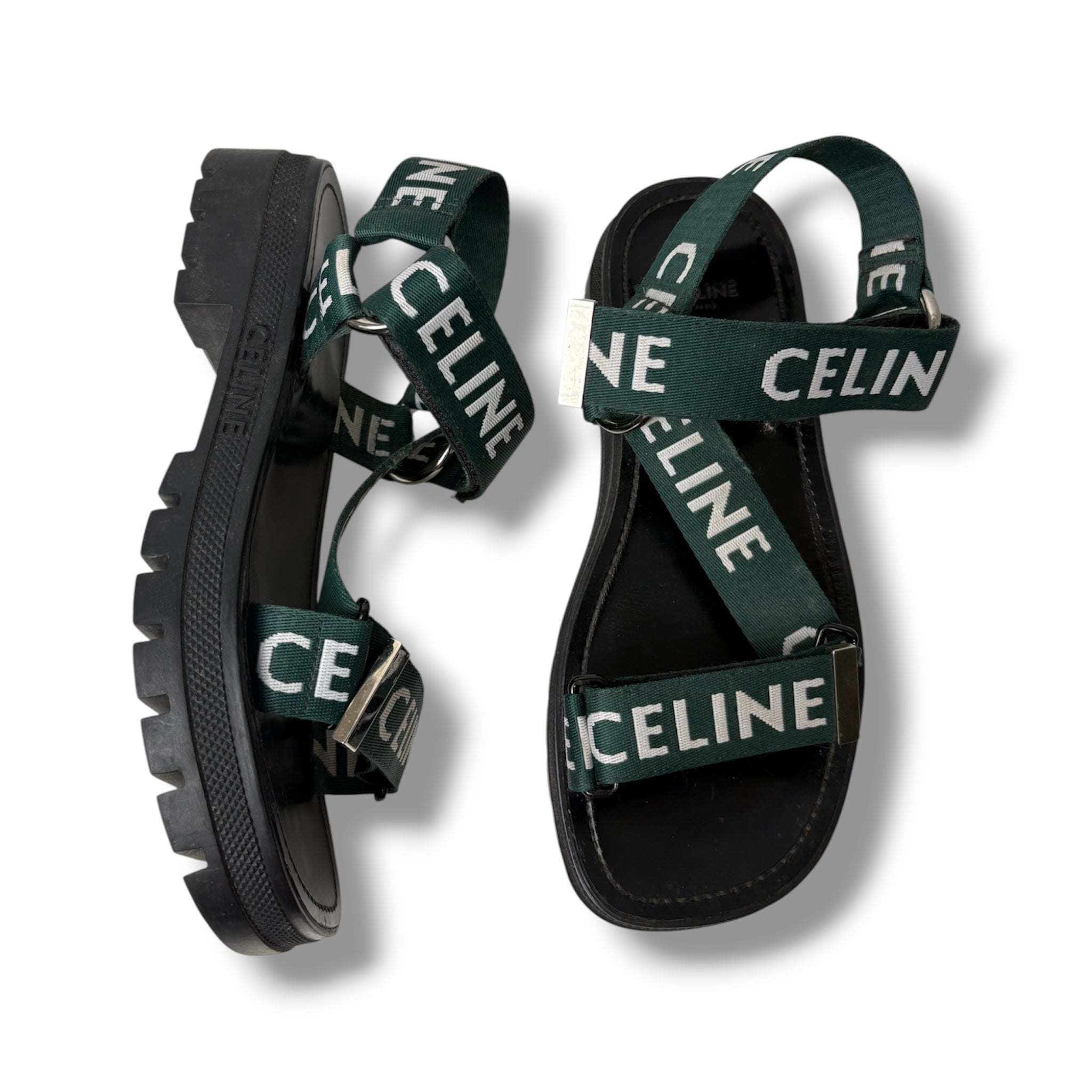 2022 Celine 'Leo' Sandals - Size 39 - Very Good Condition
