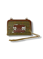 Celine Sequin Pochette Chaîne Triomphe Crossbody - Excellent Condition