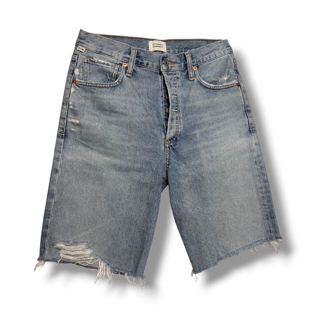 Citizens of Humanity 'Ambrosia' Distressed Bermuda Shorts - Size 24 - Never Worn