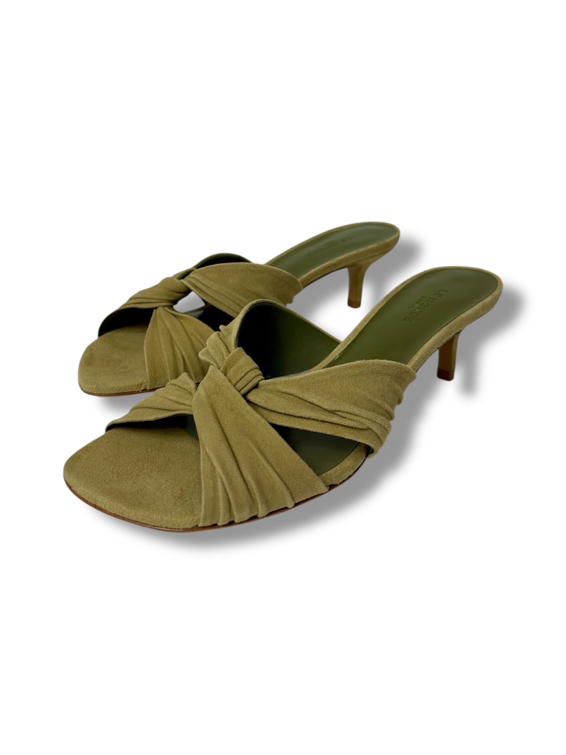 2026 Le Monde Béryl Antonia Suede Kitten Heel - Size 37.5 - Brand New