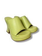 Bottega Veneta Leather Wedge Mule - Size 41 - Excellent Condition