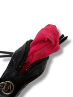 2005 Vintage Chanel Lambskin Cambon Small Crossbody Bag