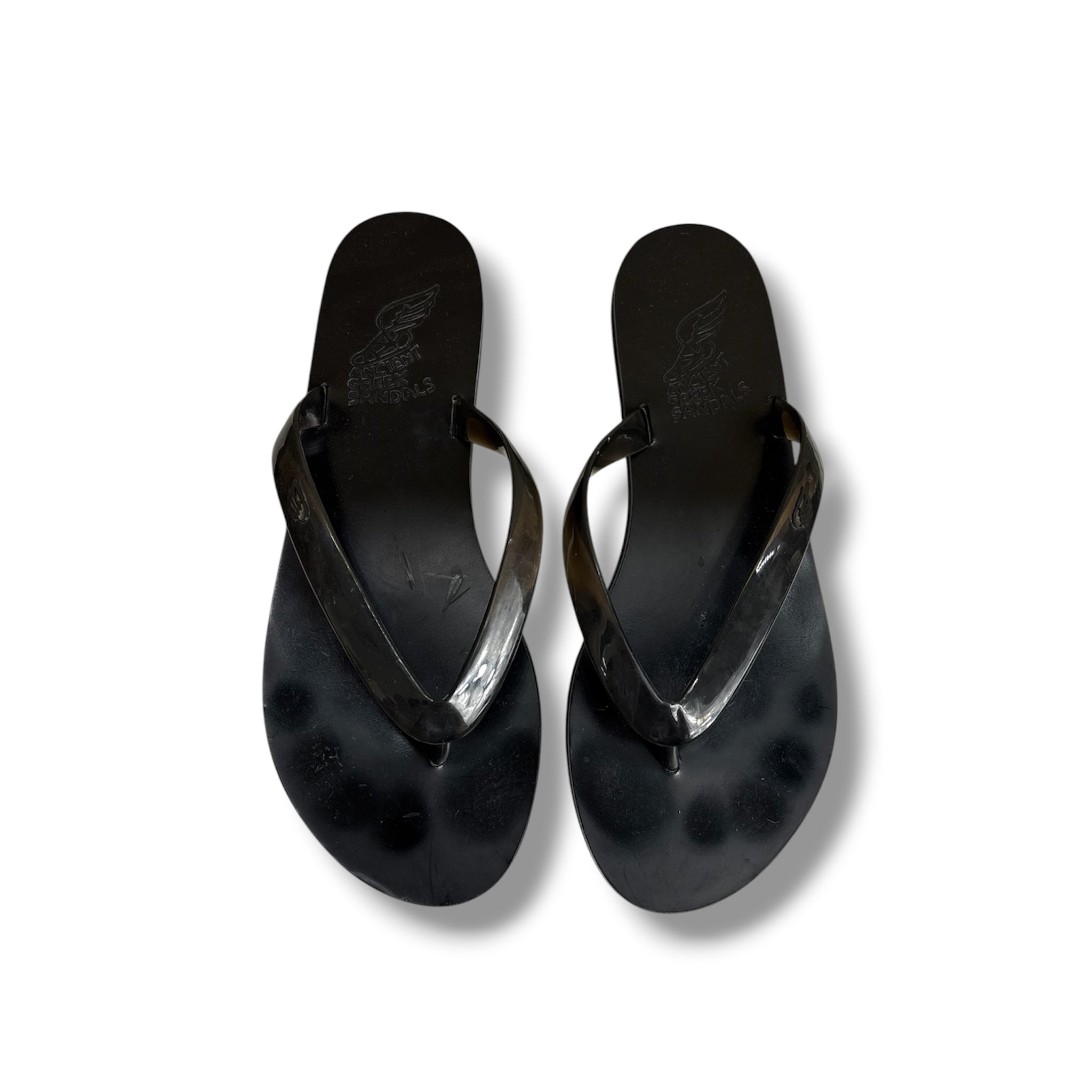Ancient Greek Sandals 'Siaonara' Jelly Flip Flops - Size 41 -  Good Condition