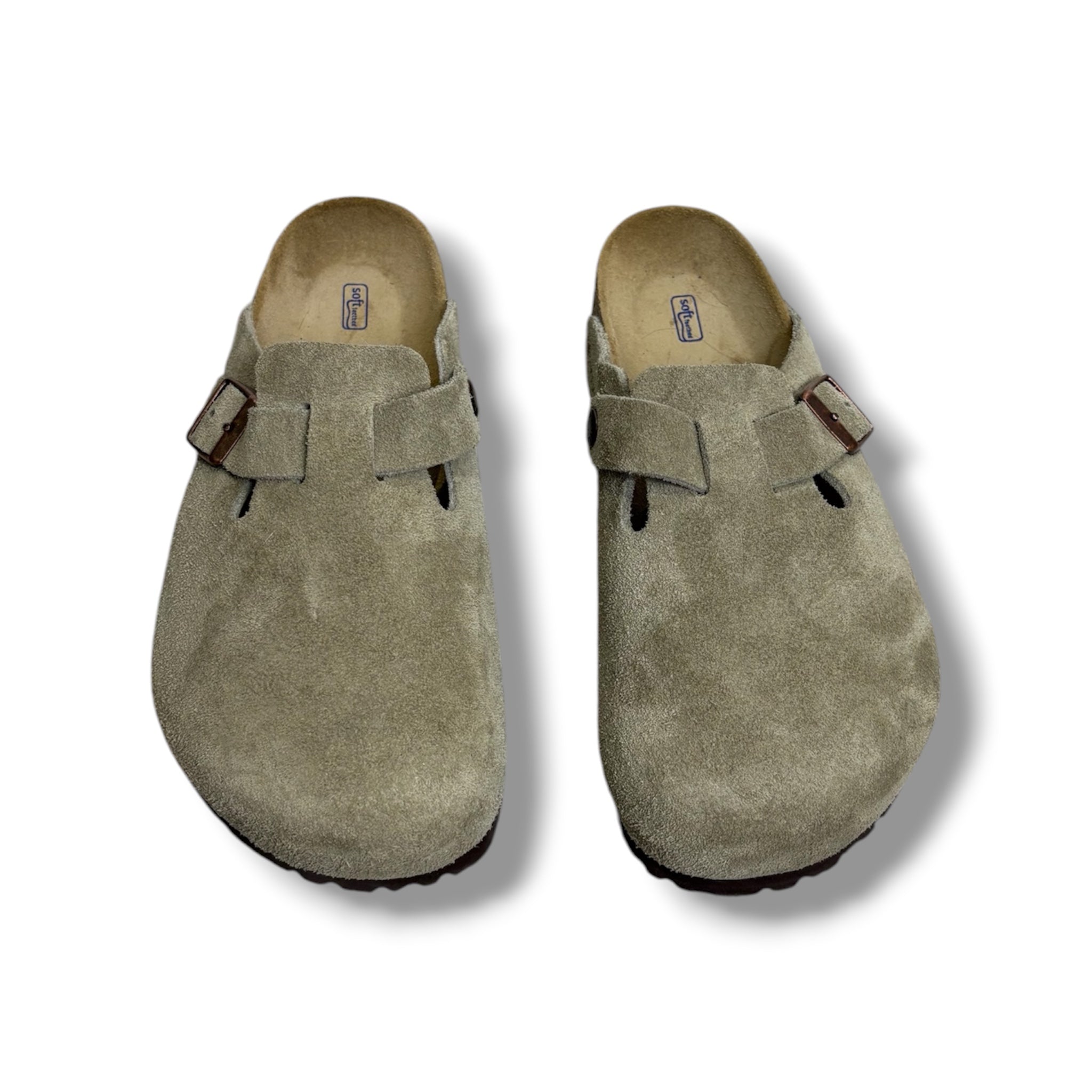 Birkenstock Suede Boston Mule - Size 39 - Excellent Condition