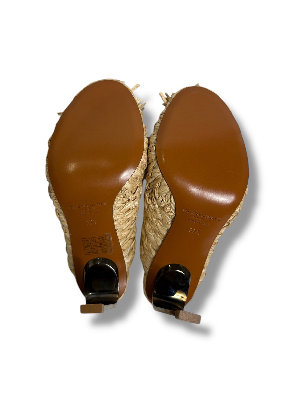 Clergerie Raffia Mules - Size 37.5 - Never Worn