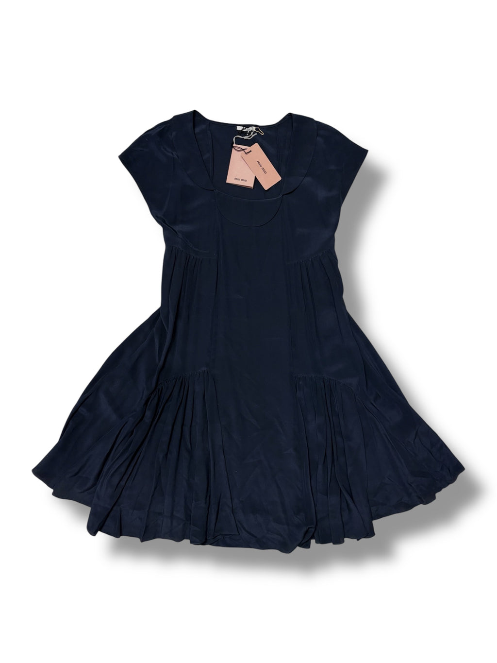 Miu Miu Silk Mini Dress - Size IT36 - Brand New With Tags