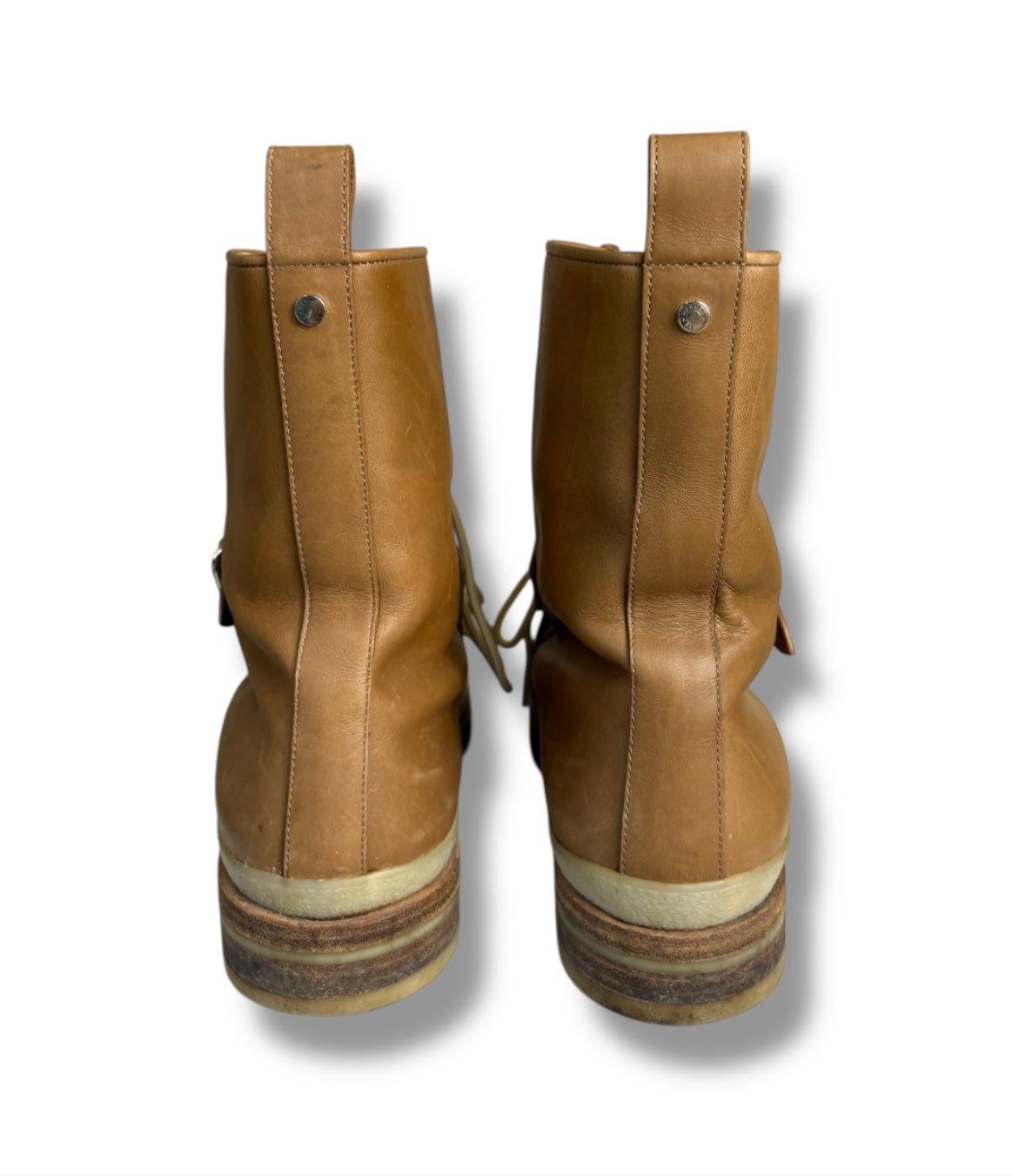 Hermès Shearling Lined Calfskin Boots - Size 41 - Very Good Condition