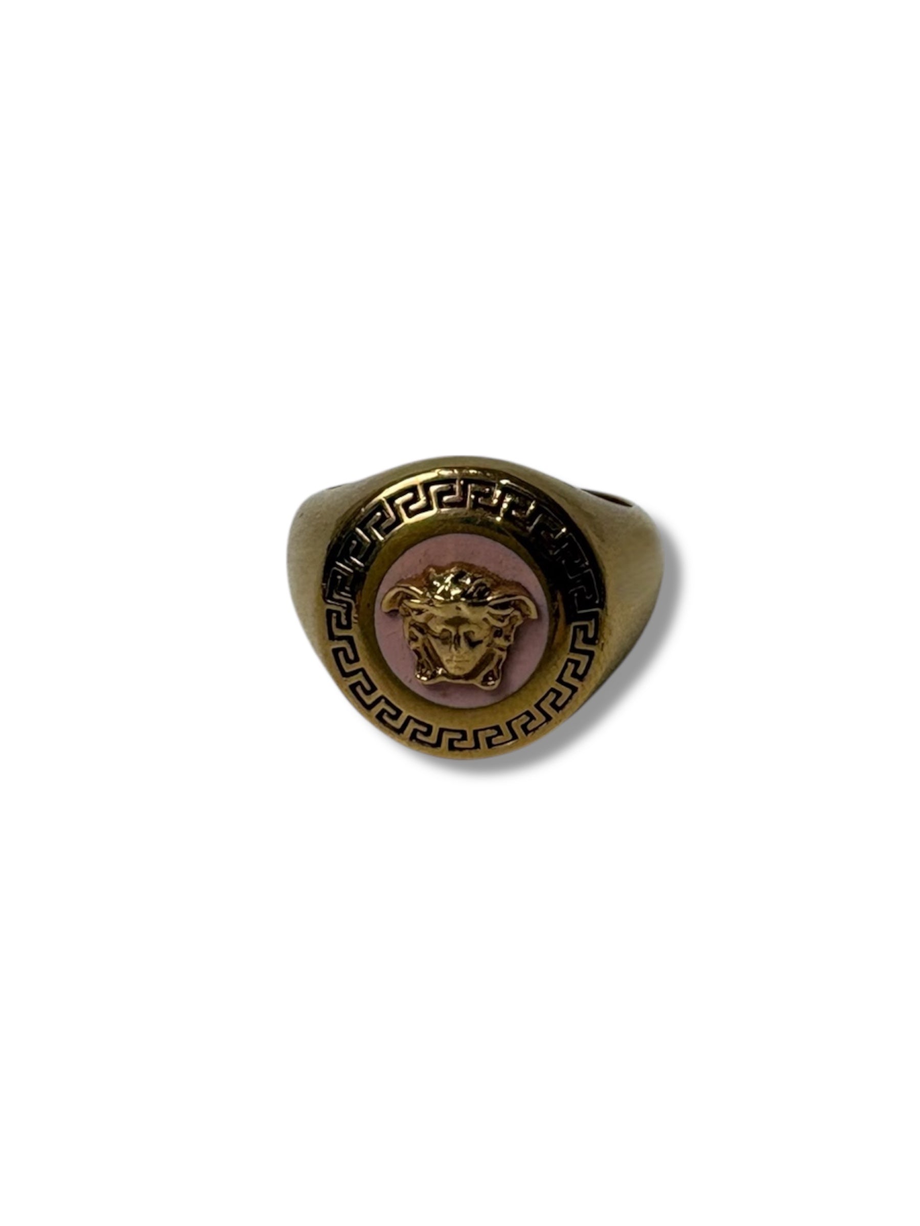 Versace Medusa Medallion Signet Ring