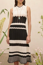 2024 Vanessa Bruno 'Aimee' Crochet Midi Dress - Size XS - Excellent Condition