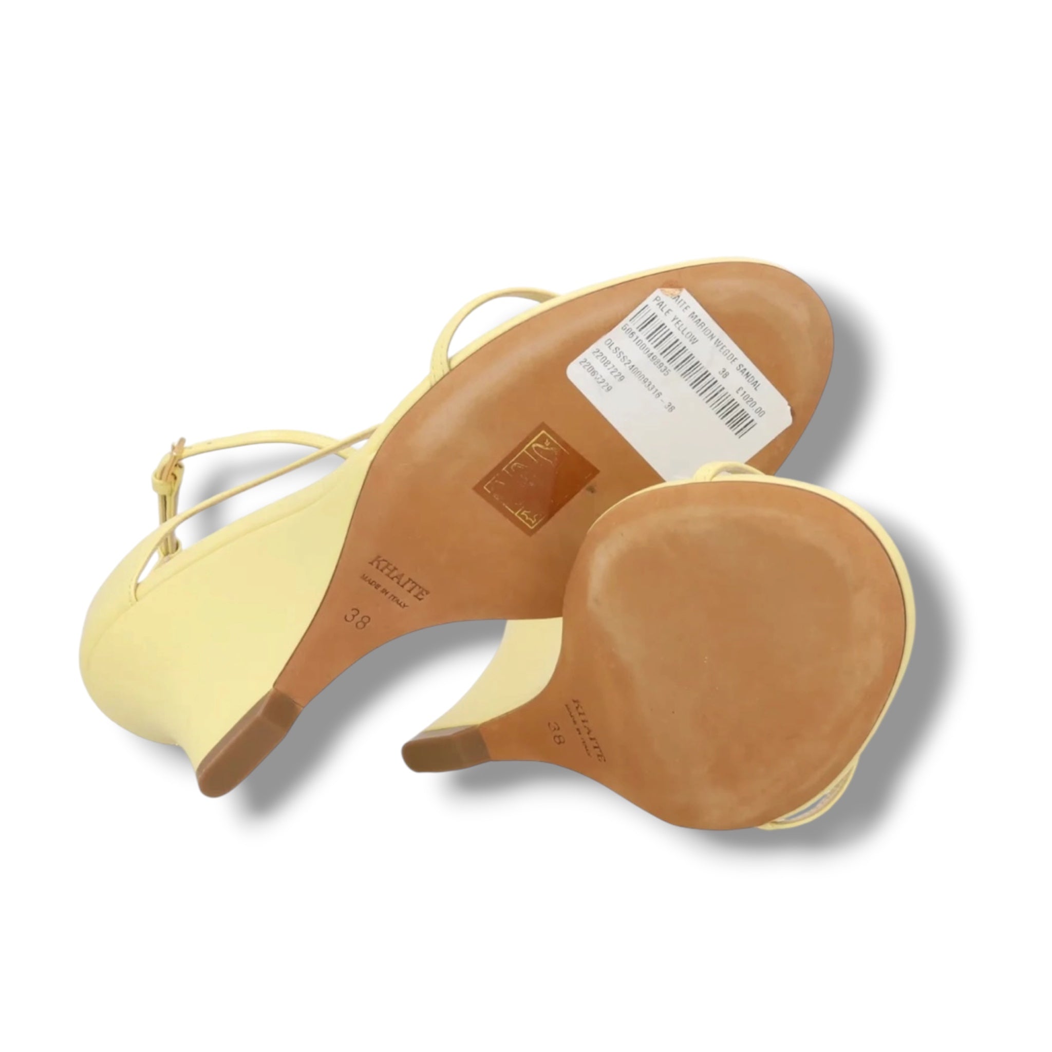 Khaite Marion Wedge Sandal - Size 38 - Excellent Condition