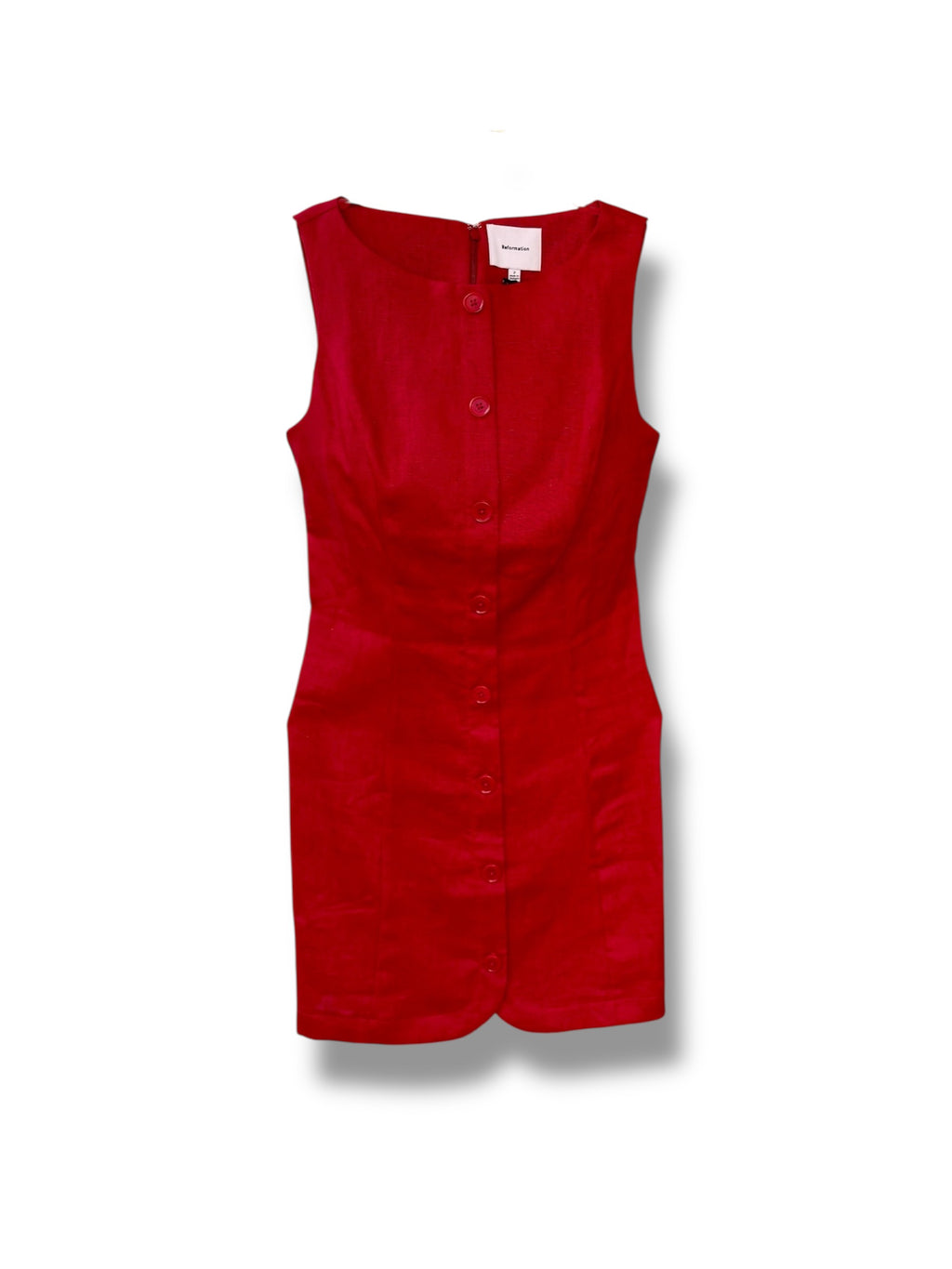 Reformation 'Zarae' Linen Mini Dress - Size US2 - Brand New With Tags