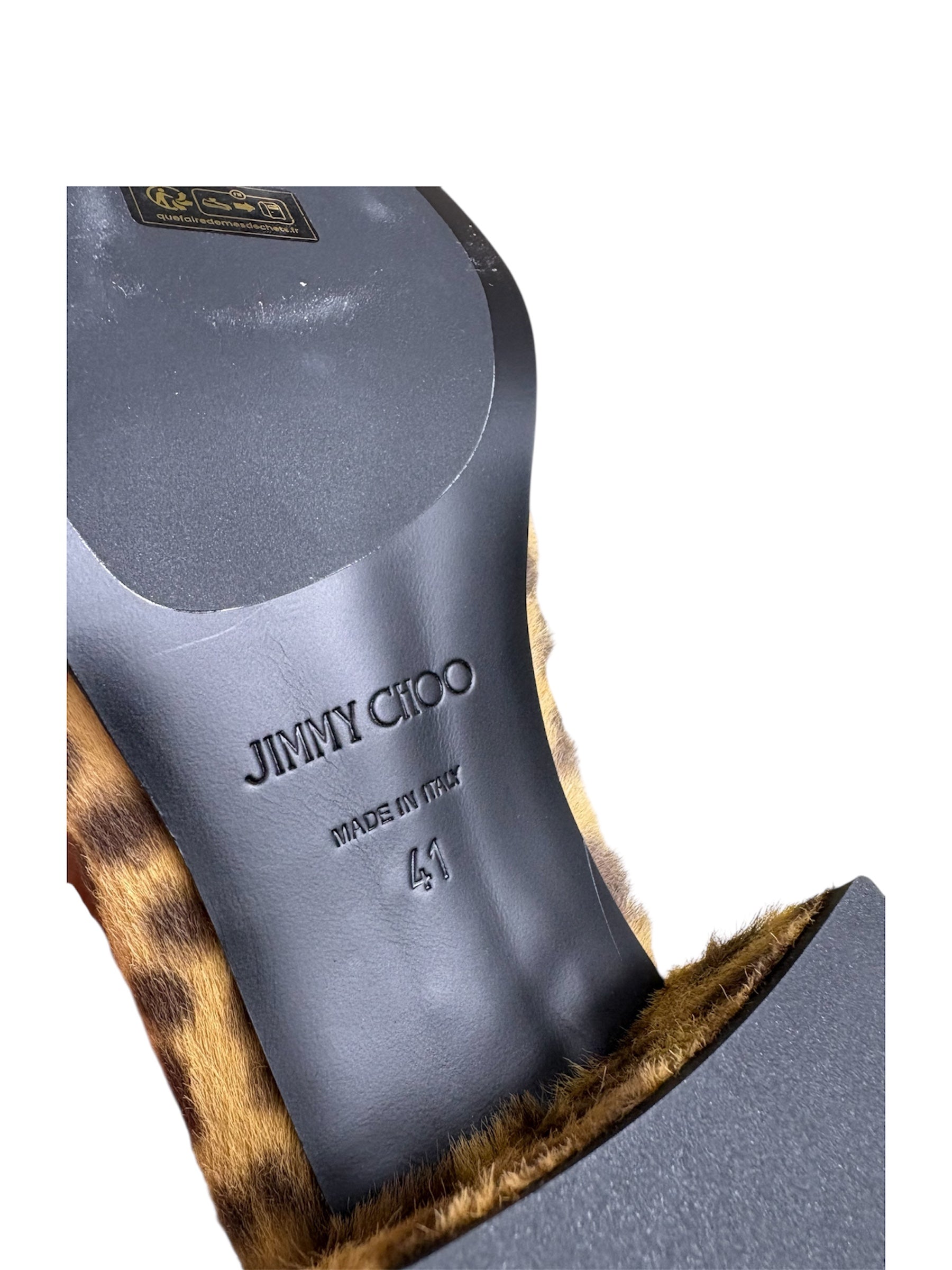 Jimmy Choo Leopard Print Pumps - Size 41