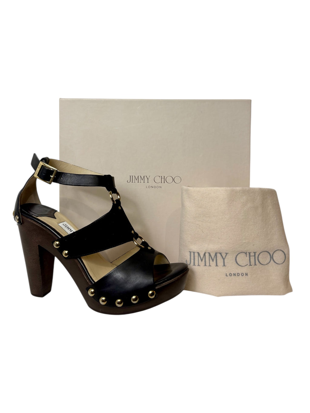 Jimmy Choo Platform Sandals - Size 39.5 - Excellent Condition