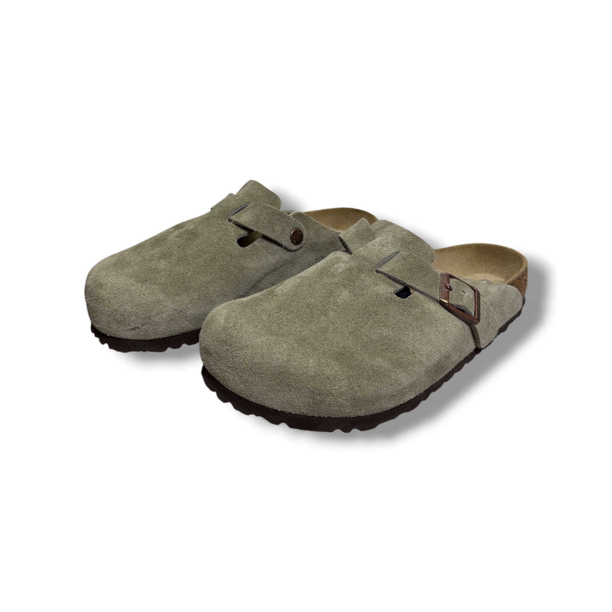 Birkenstock Suede Boston Mule - Size 39 - Excellent Condition