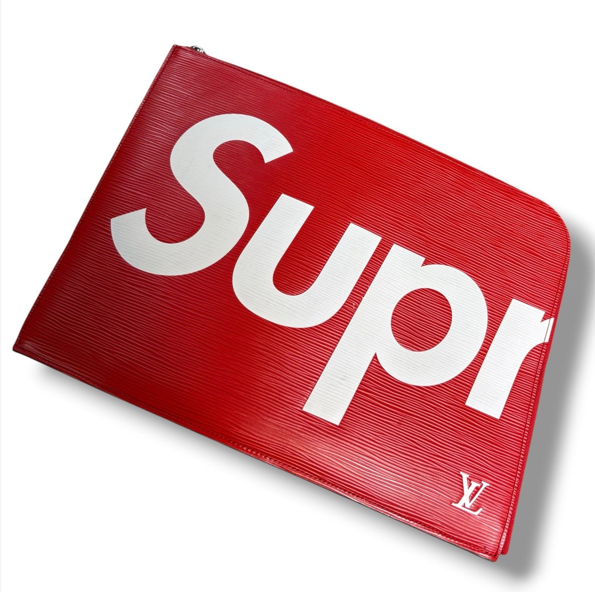 2017 Limited Edition Louis Vuitton x Supreme Pochette Jour GM - Very Good Condition