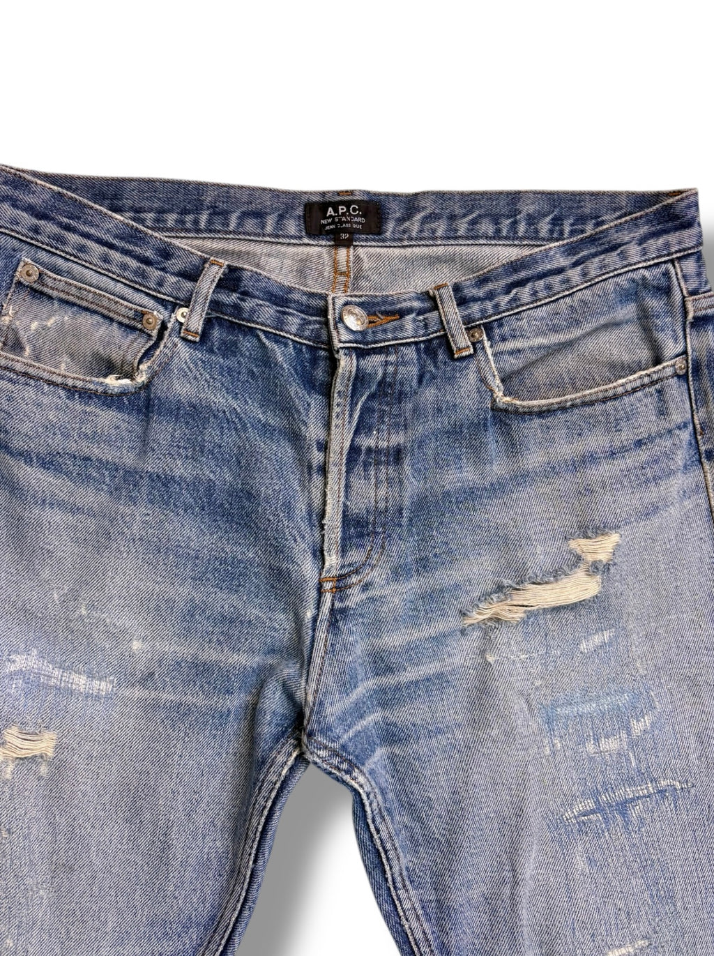APC Distressed Jeans - Size 32