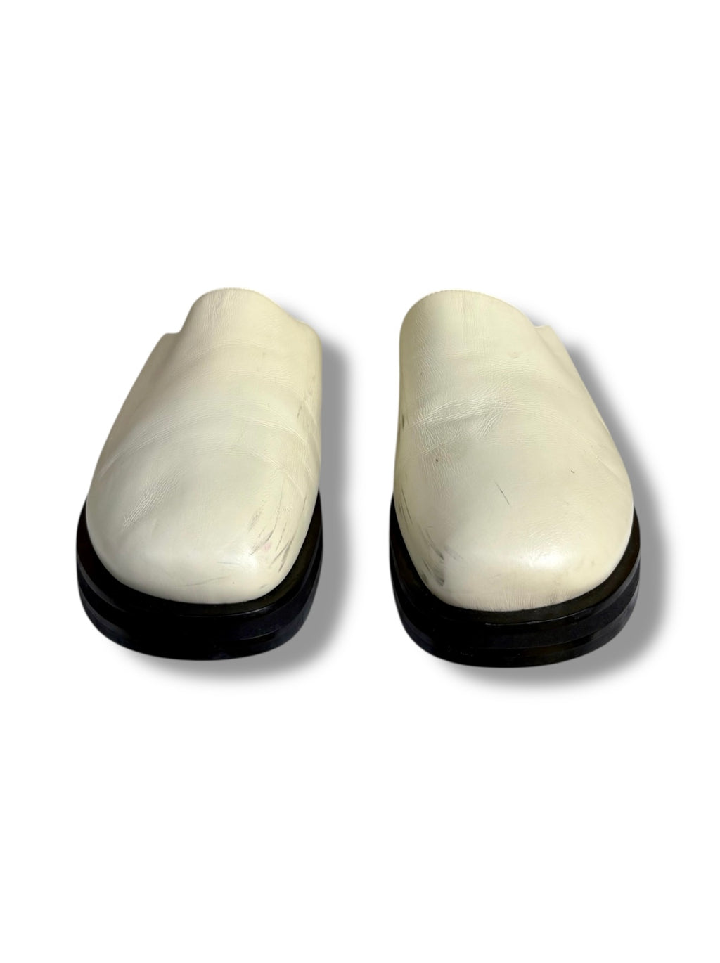 The Row Shearling Lined Sabot Mules - Size 42