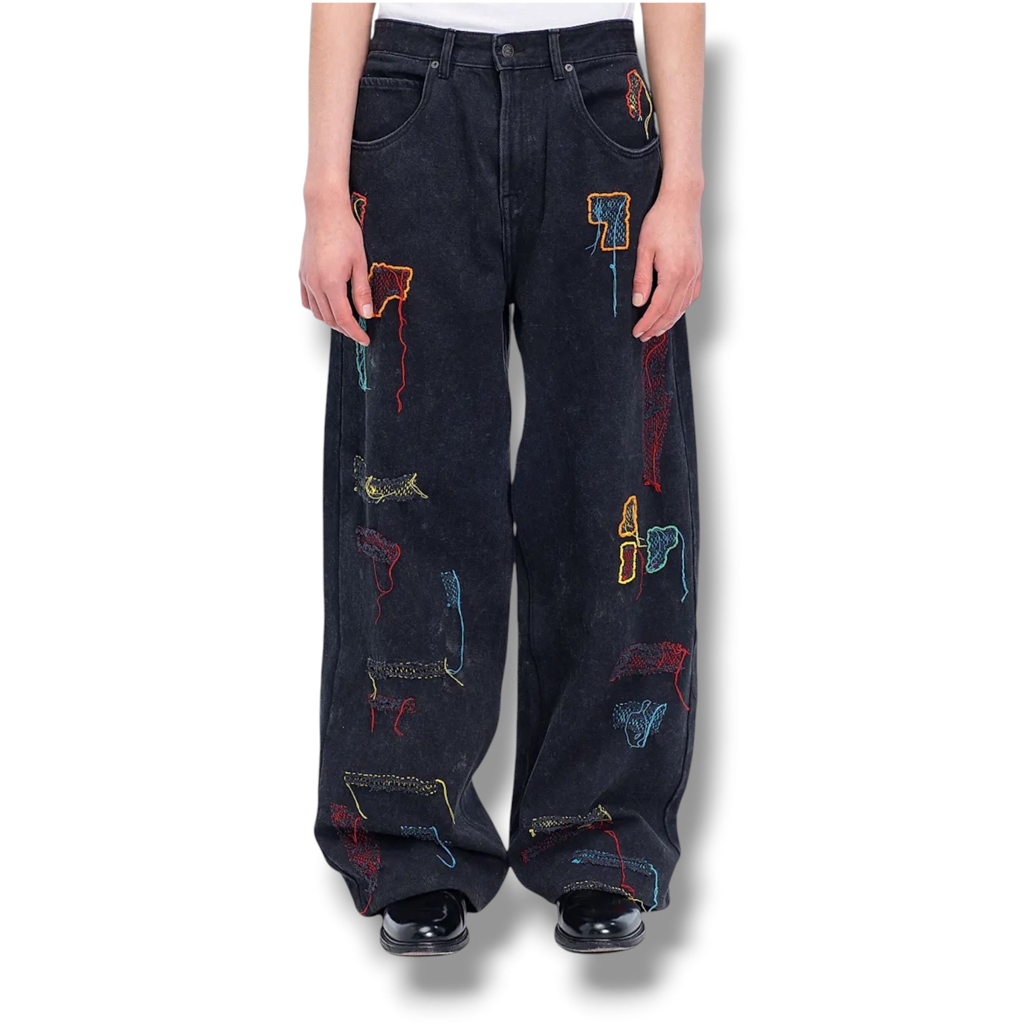 Glass Cypress Mens Reconstructed Shredded Jeans - Size 36 - Brand New With Tags