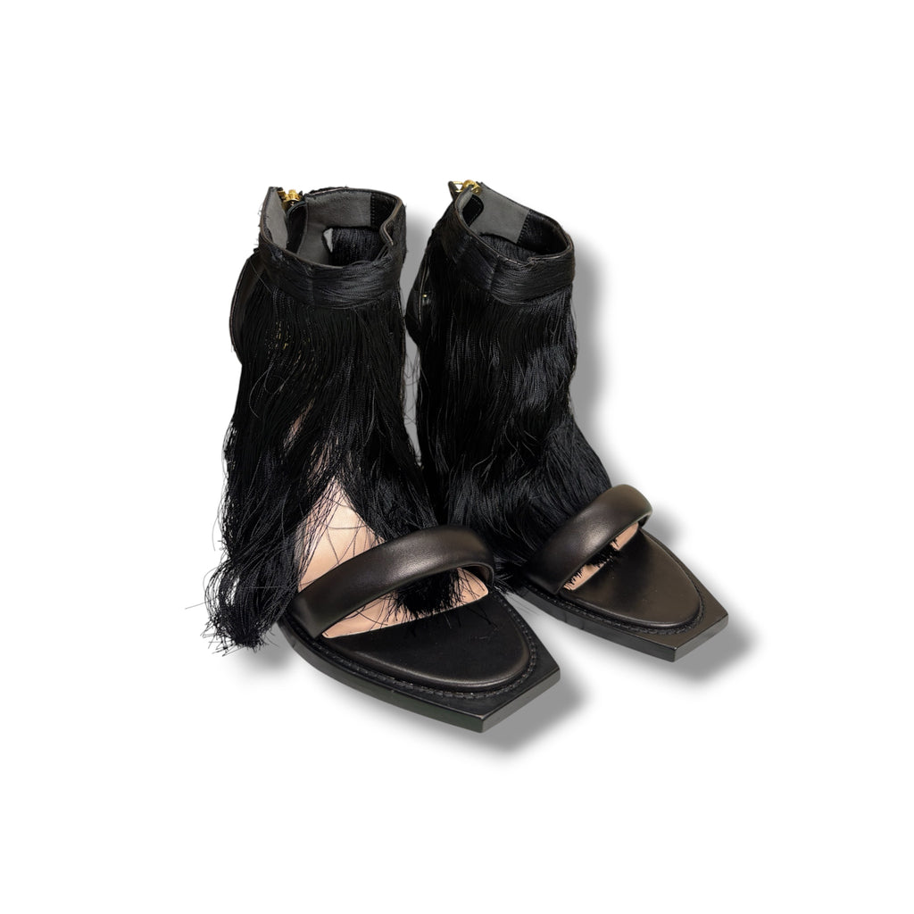 Alexander McQueen Fringed Stiletto - Size 41 - Never Worn