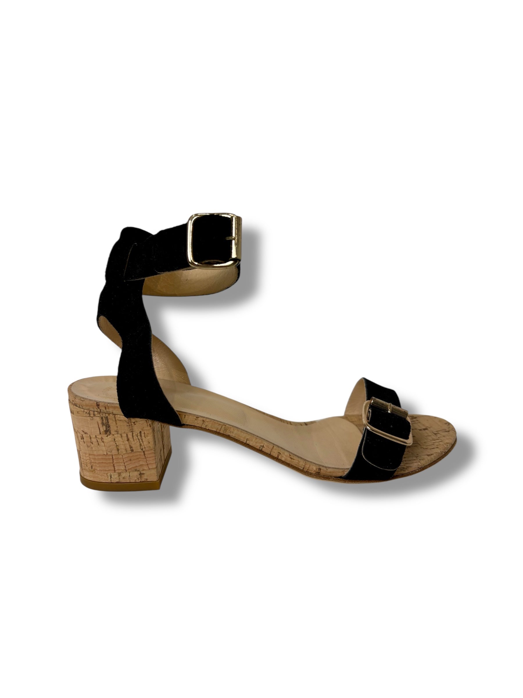 ATP Atelier 'Carmen' Cork & Suede Sandal - Size 39