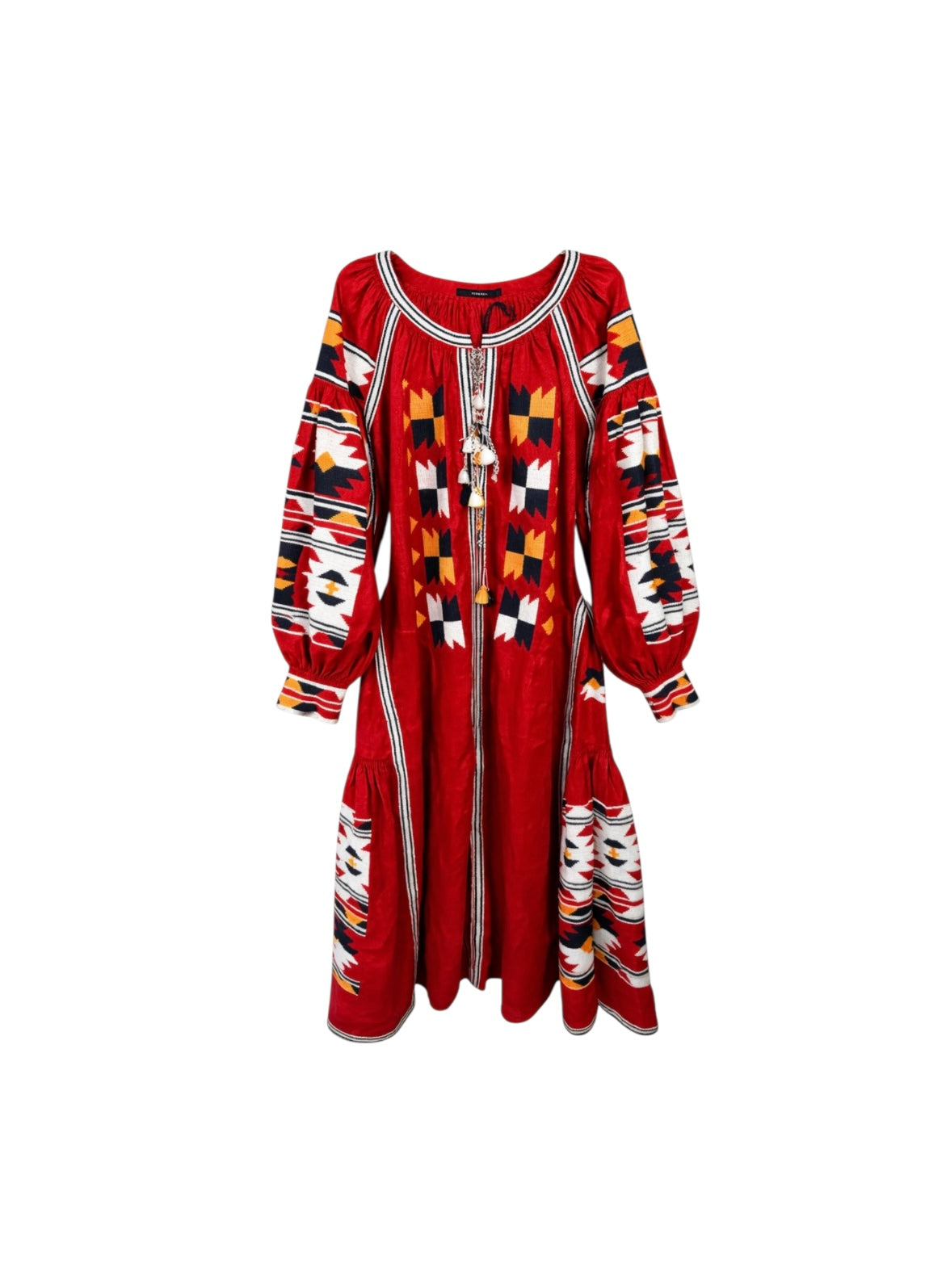 Vita Kin Linen Midi Dress - One Size