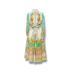 Alémais Pinball Printed Midi Dress - Size 8 - Very Good Condition