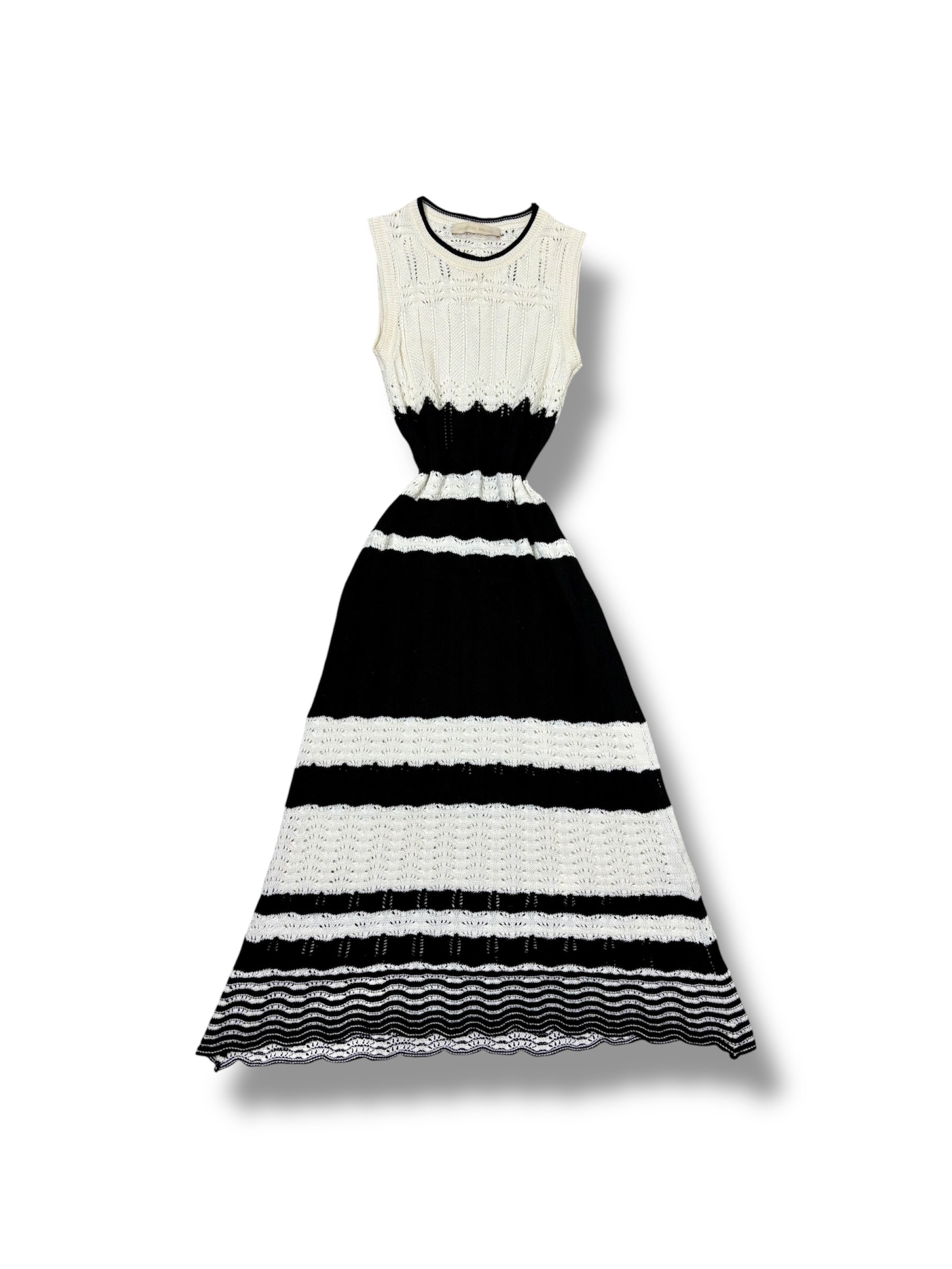 2024 Vanessa Bruno 'Aimee' Crochet Midi Dress - Size XS
