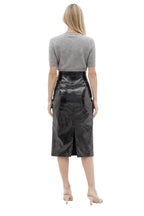 Khaite 'Mya' Patent Leather Skirt - Size 10