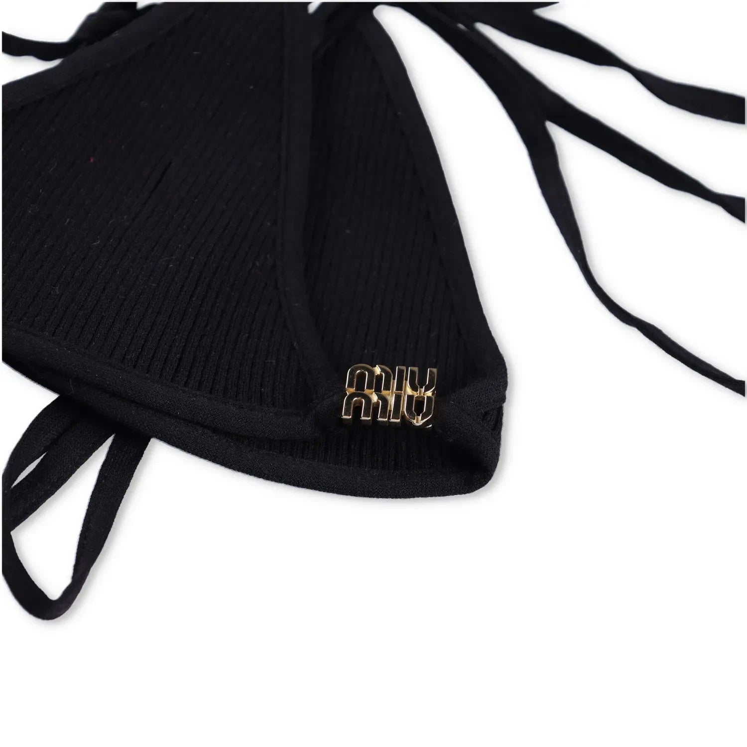 Miu Miu Ribbed Bralette - Size XS - Brand New With Tags