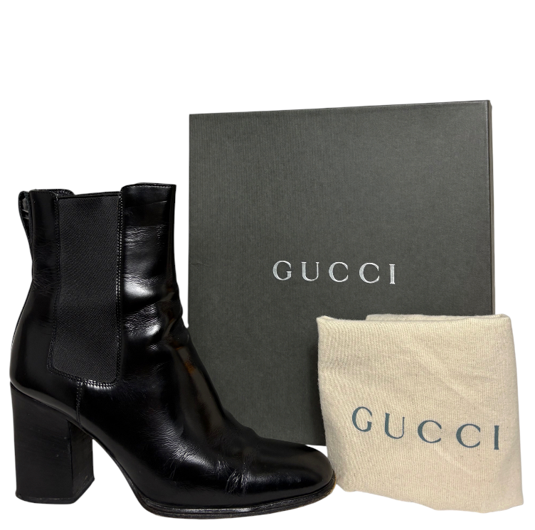 Vintage Gucci Ankle Boots - Size 38